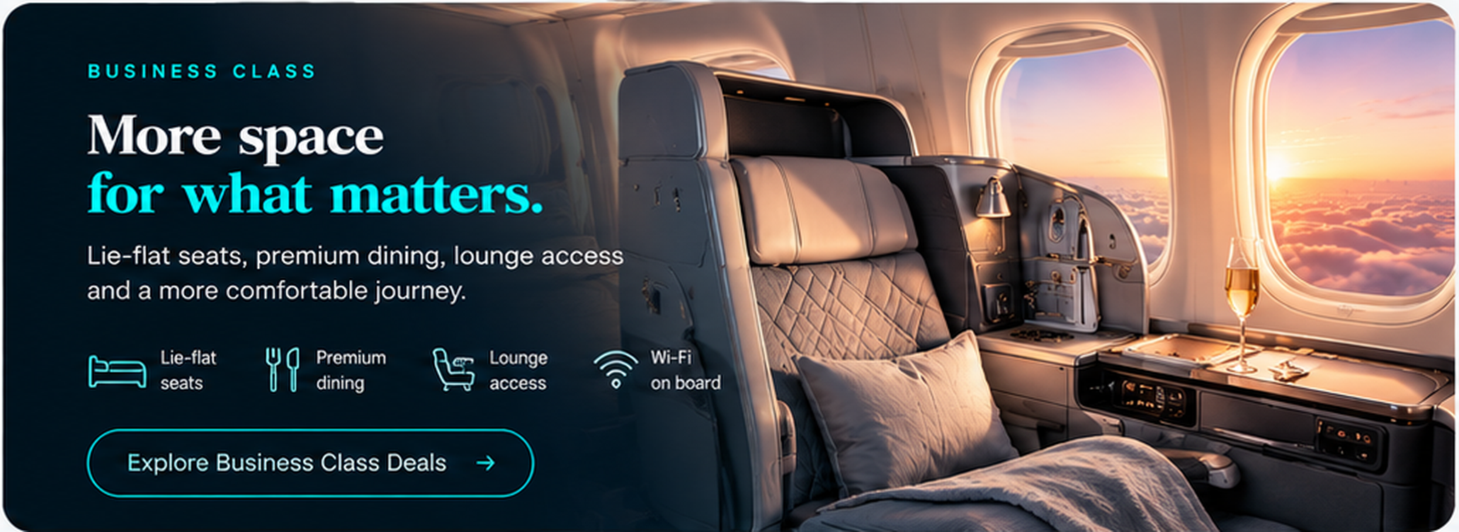 Business Class cabin experience